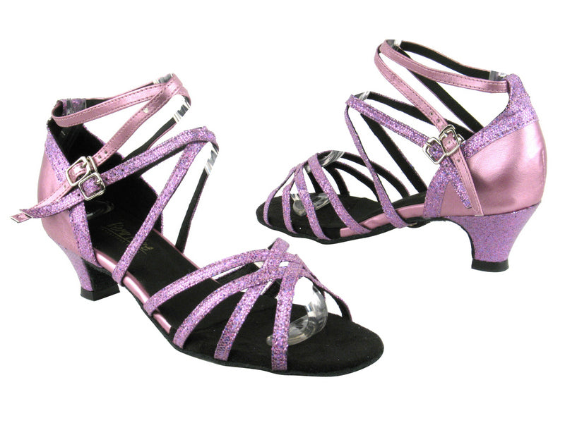 5008Mirage 190 Purple Scale_161 Soft Purple PU_TS with 1.3" Heel in the photo