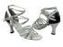 5008Mirage Silver Stardust_Black Patent_Back only with 3" heel in the photo