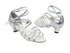 5008 151 Soft Silver PU with 1.3" Cuban Heel in the photo