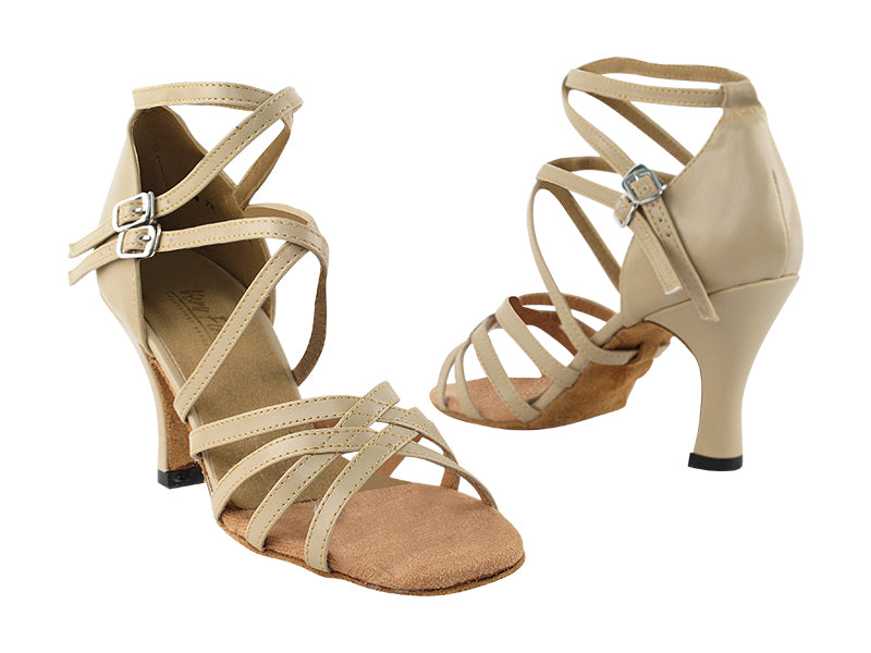 5008 Tan Leather with 3" Heel in the photo