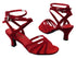 5009 228 Red Velvet with 2.5" low heel in the photo