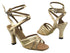 5009 57 Light Gold Leather_Flesh Mesh with 3" heel in the photo