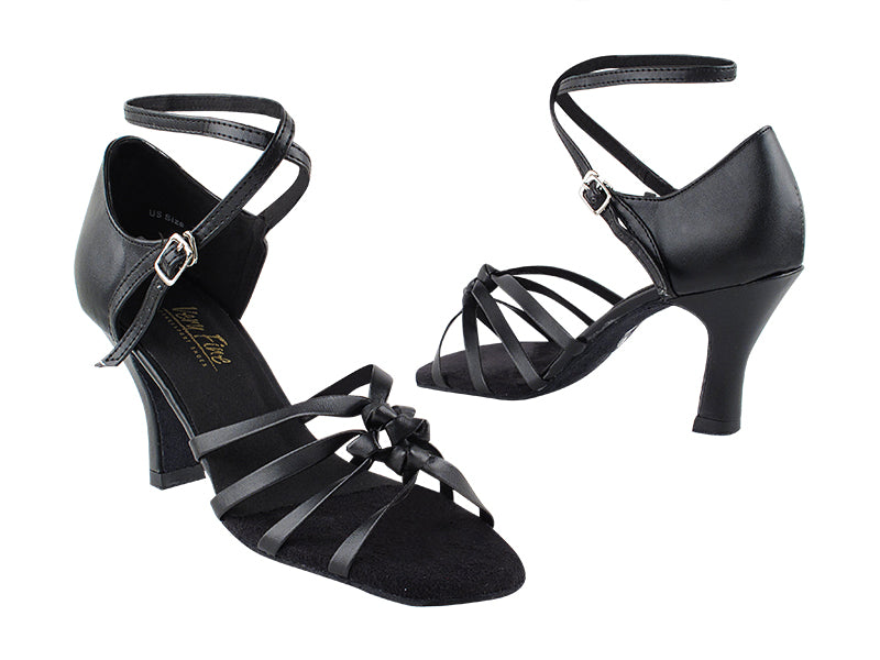 5011 Black Leather with 3&quot; Heel in the photo