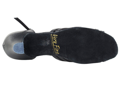 5017 Black Leather &amp; Black Mesh