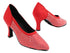 5502Bling Red Satin with 3" Heel (6812) in the photo