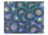 56 Silver Spiral PU Fabric Swatch
