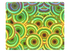 57 Gold Spiral PU Fabric Swatch
