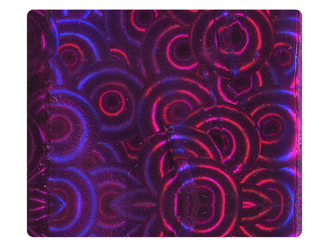 58 Purple Spiral PU Fabric Swatch