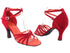 6005 228 Red Velvet with 3" Heel in the photo