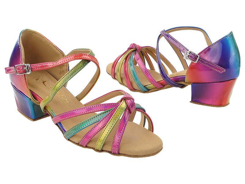 6005C (6005X) Rainbow Leather with 1.5&quot; Medium Heel in the photo