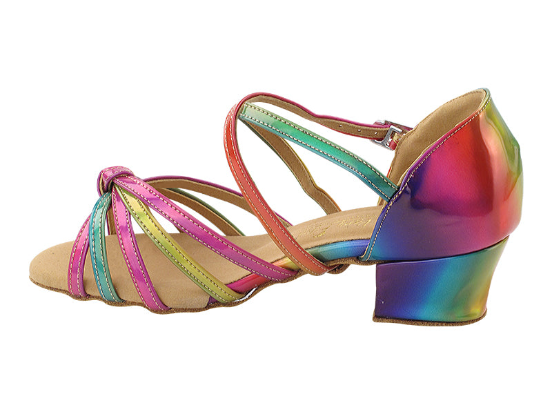 6005C (6005X) Rainbow Leather with 1.5&quot; Medium Heel in the photo