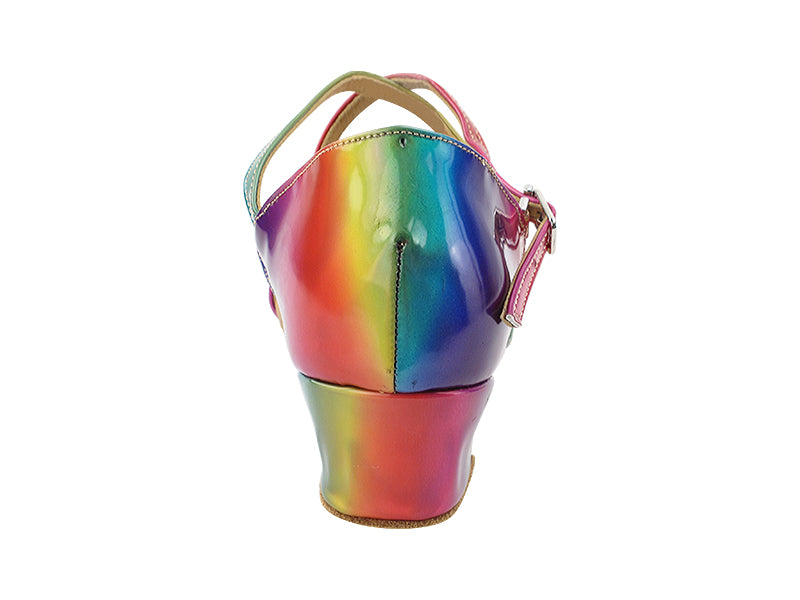 6005XG Rainbow Leather with 1.5" heel in the photo