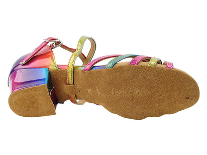 6005XG Rainbow Leather with 1.5" heel in the photo