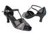 6006 222 Snake Black_X_213 Black Silver Wave Glitter with 2.5" Heel (2899) in the photo