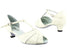 6006 Creamy White Leather with 1.3" Cuban heel in the photo