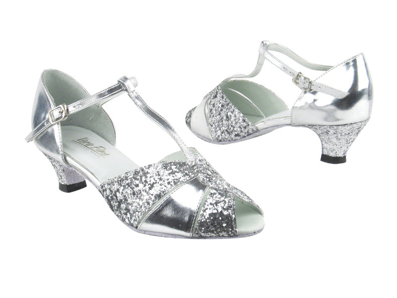 6006 White Leather with 2.5&quot; low heel in the photo