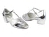 6006 126 Silver Stardust_X_Silver Leather with 1.5" Medium Heel in the photo