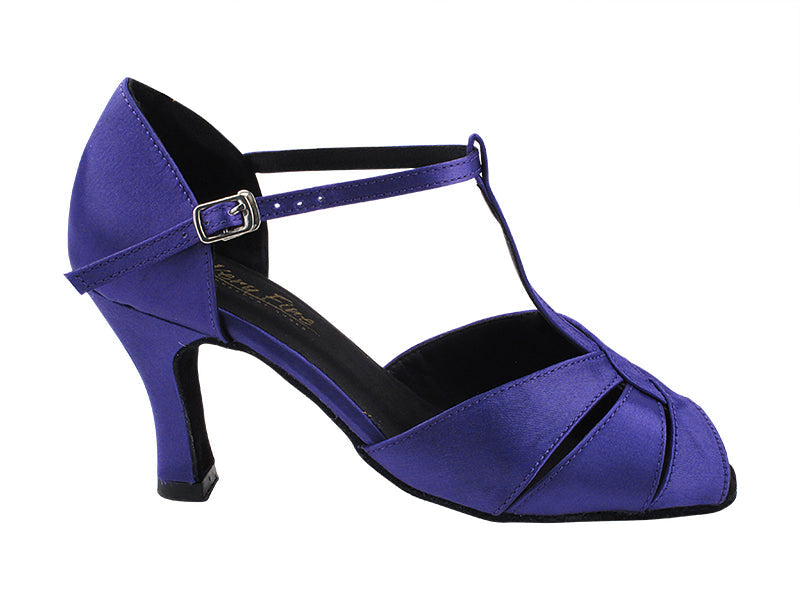 6006 245 Voilet Satin with 3" Heel (6812) in the photo