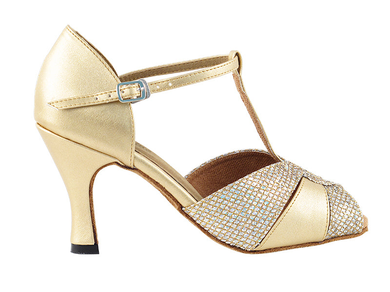 6006 Light Gold Leather &amp; Gold Sparklenet