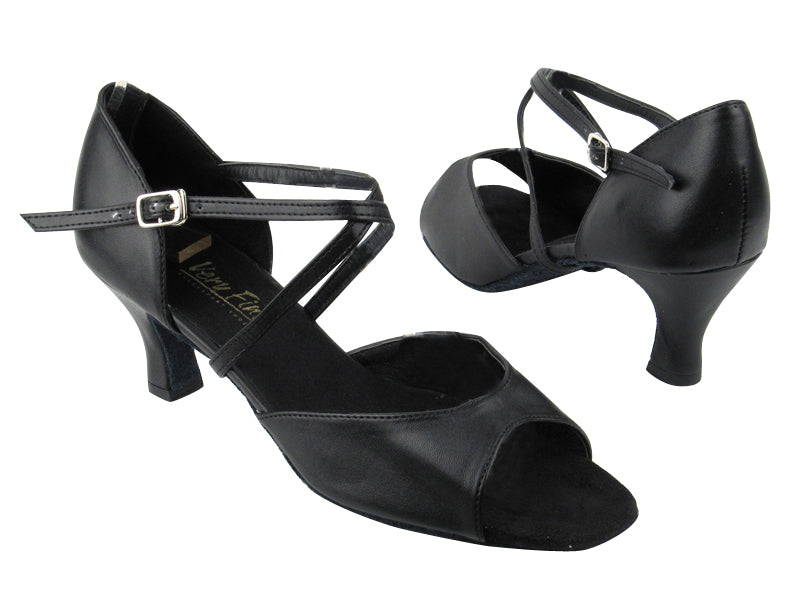 6012 127 Black Stardust with 2.5&quot; low heel in the photo