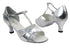 6016 107 Silver Scale_151 Soft Silver PU with 2.5" Heel in the photo