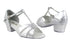 6016 119 Silver Leather with 1.5" Medium Heel in the photo