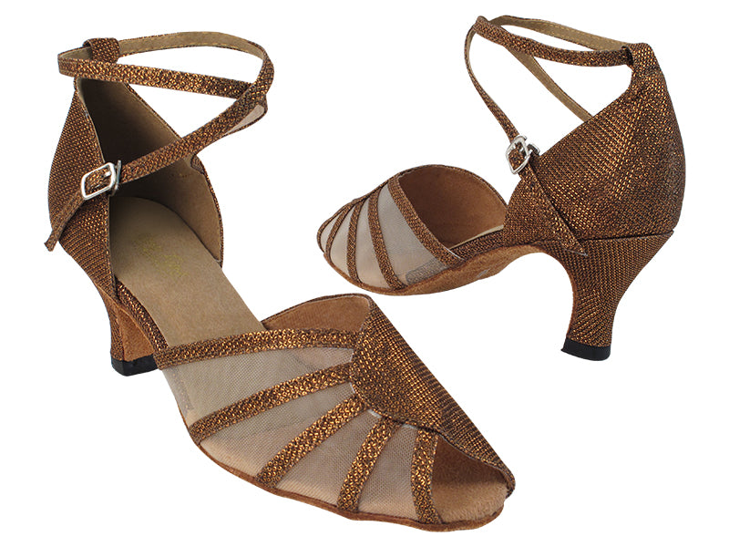 6018 271 Copper Glitter_54 Flesh Mesh