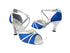 6023 234 Blue Stardust_151 Silver PU Trim with 3" Heel in the photo