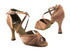 6023 81 Brown Satin with 3.5" heel in the photo