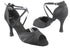 6023 Black Satin with 3.5" heel in the photo