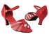 6027 175 Red Snake_54 Flesh Mesh with 2.5" low heel in the photo