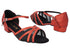 6027FT Red Stardust_Black Mesh with 1" Heel (8881) in the photo