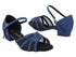 6027LEDSS Dark Blue Jean_Black Mesh with 1" Heel (8881) in the photo