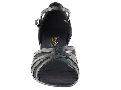 6027 Black Leather &amp; Black Mesh