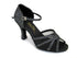 6027 Black Spaklenet & Black Mesh with 3" Heel in the photo