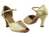 6028 125 Gold Stardust_Gold PU Trim 3" Heel in the photo