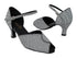 6028 Black Sparklenet & Black Trim with 2.5" Heel in the photo