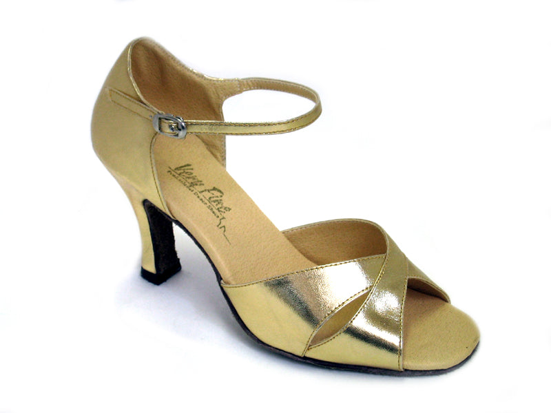 6029 Gold Leather with 3&quot; Heel (6812) in the photo