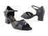 6029 Black Leather with 2" Thick Cuban Heel in the photo