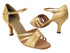 6030 80 Light Gold Satin 2.75" Heel in the photo