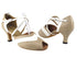 6035 60 Tan Leather_White PU with 2.5" Heel in the photo