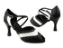 6035 Black Leather_White Leather with 3.5" heel in the photo