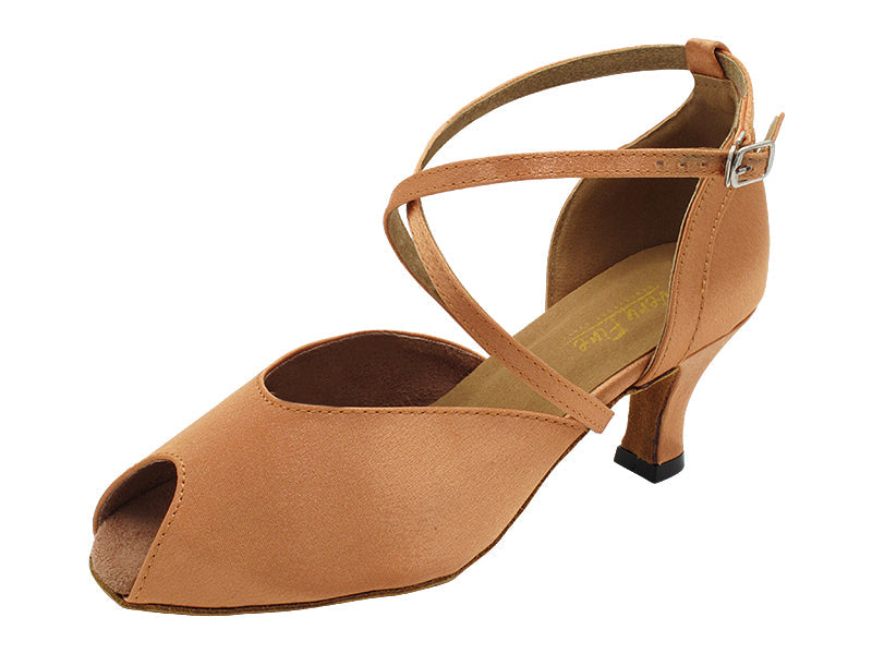 6036 193 Tan Satin with 2.5&quot; Heel (2899) in the photo