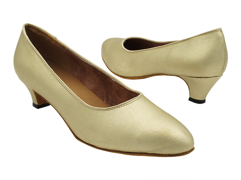 6801 57 Light Gold Leather with 1.3&quot; Cuban Heel (387) in the photo