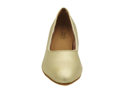 6801 57 Light Gold Leather with 1.3&quot; Cuban Heel (387) in the photo