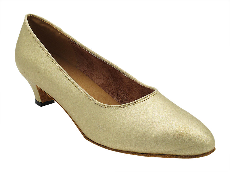 6801 57 Light Gold Leather with 1.3&quot; Cuban Heel (387) in the photo