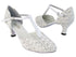 6819 141 White_139 White PU T Strap with 2.5" Heel (2899) in the photo