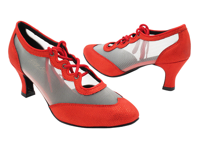 6823 320 Red Diamond Velvet_54 Flesh Mesh with 2.5&quot; Heel (2899) in the photo