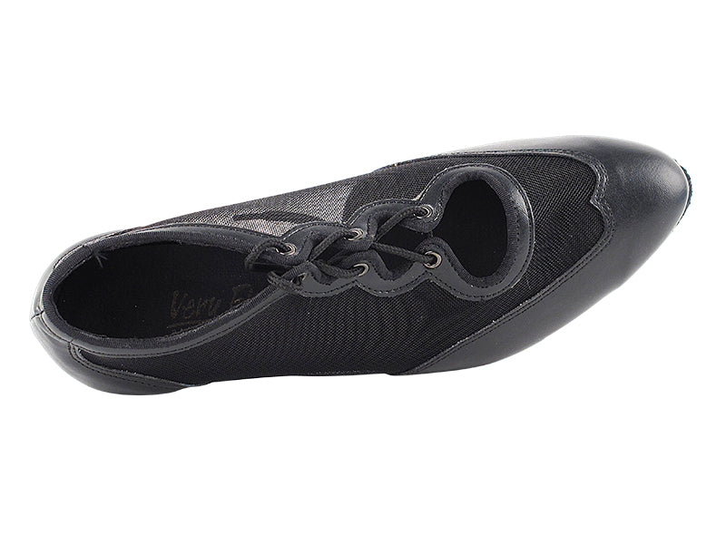 6823 Black Leather &amp; Black Mesh
