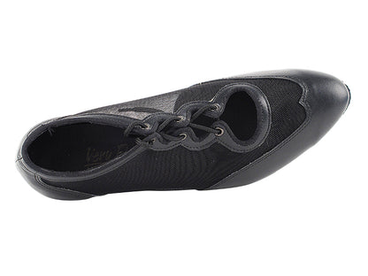 6823 Black Leather &amp; Black Mesh